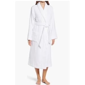 Nordstrom Hydro Cotton Terry Robe - White - Size Small (new)